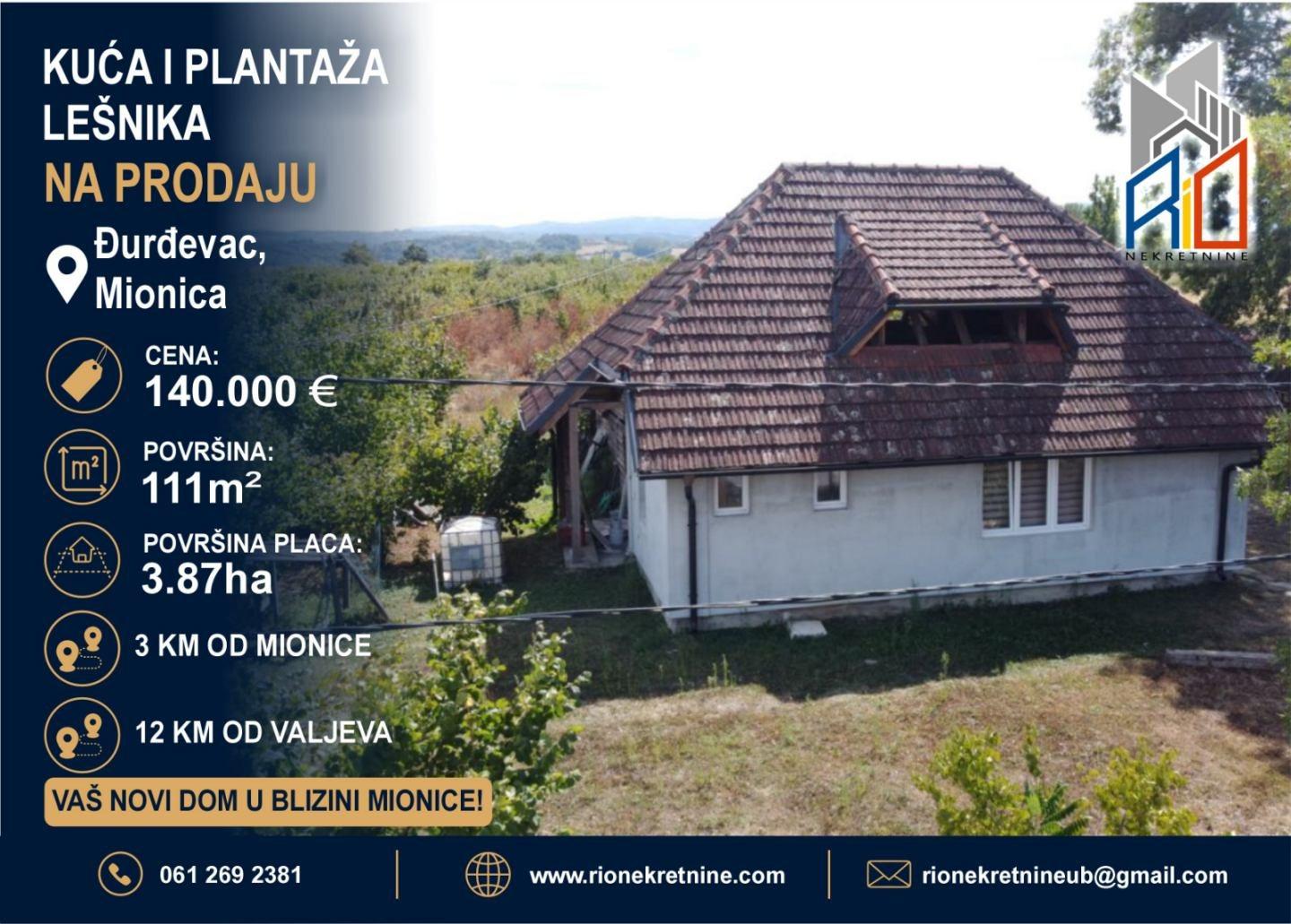 Kuća i plantaža lešnika: fotografija 1