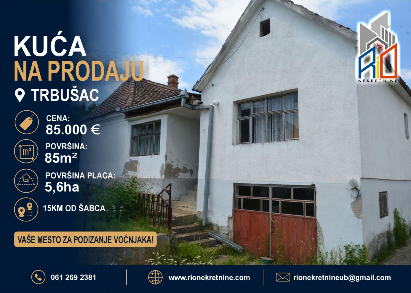 Seosko domaćinstvo sa 5.6ha u Trbušcu