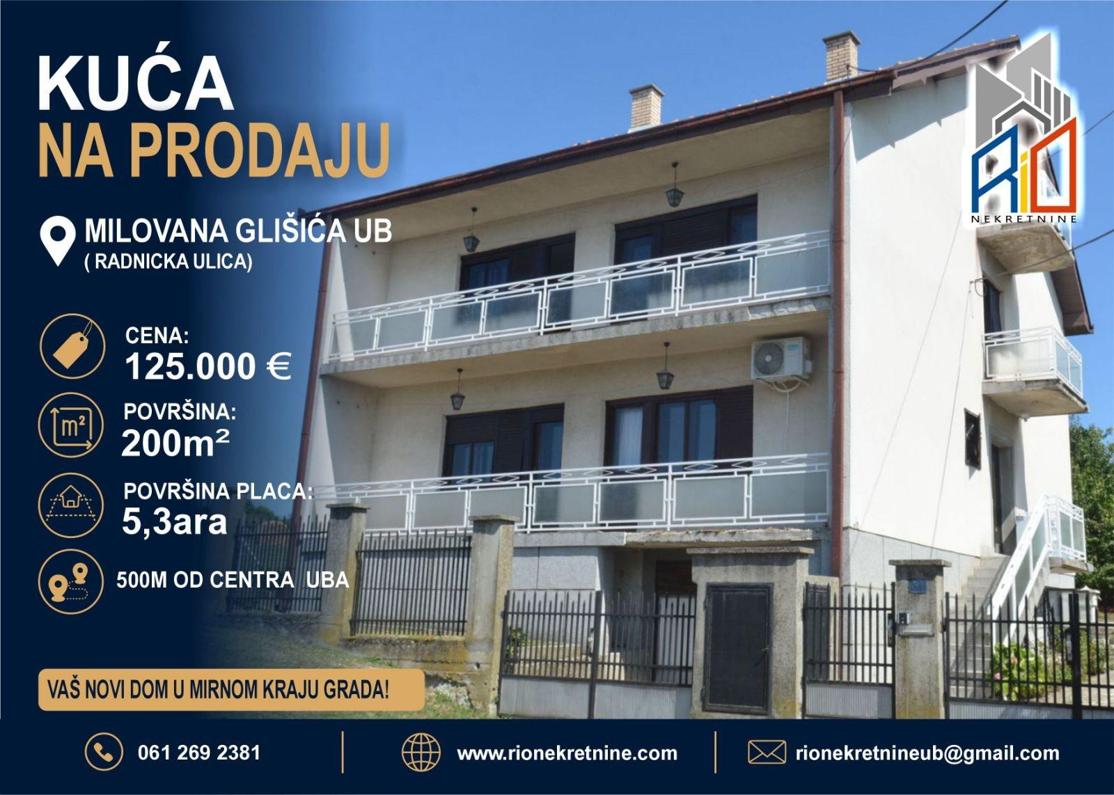 Kuća 200m2 u Ubu: fotografija 1