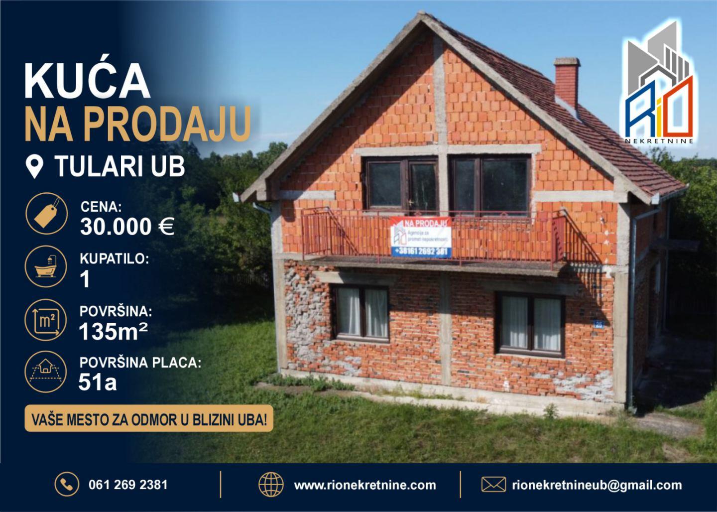 Seoska kuća u Tularima