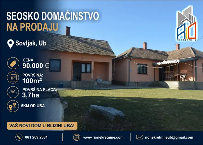 Seosko domaćinstvo u Sovljaku kod Uba